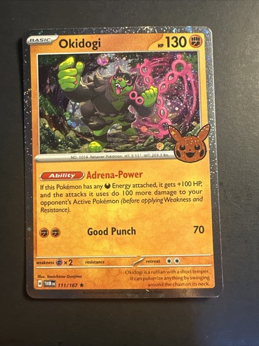 おくらいりHALLOWEEN2024 2024 Pokemon Trick or Trade Halloween Set Okidogi 111 /167