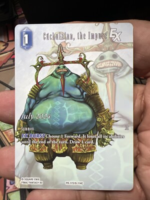 Cuchulainn, the Impure EX July 2024 League Promo PR-172/9-114C Non Holo FFTCG