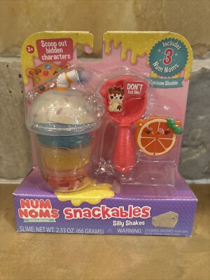 Num Noms Snackables Silly Shakes Scented Slime Set Rainbow Slushie NEW
