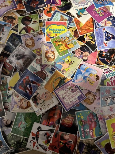 Modern/Vintage Character Stickers Surprise Lot Stocking Stuffers