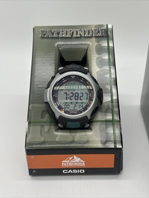 Casio Pathfinder PAG-50 TOUGH SOLAR Triple Sensor COMPASS Men's WATCH