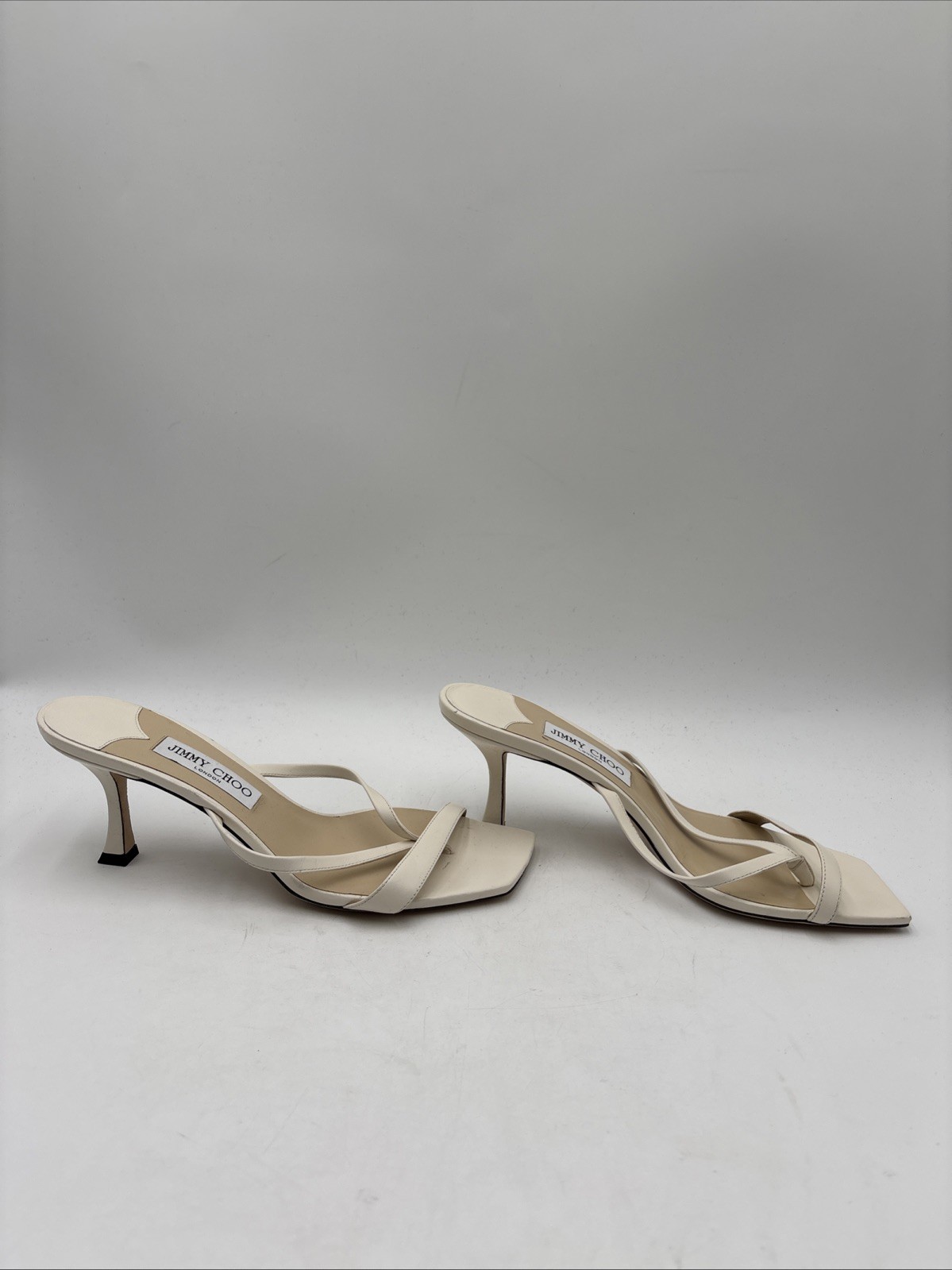 【新品】JIMMY CHOO スクエアトゥ トングサンダル MAELIE 70 新品】JIMMY CHOO スクエアトゥ トングサンダル MAELIE 70