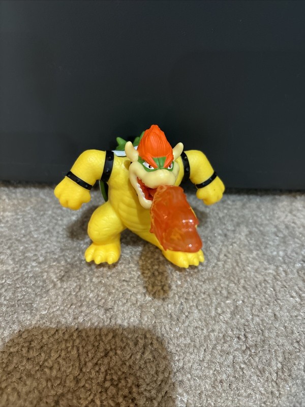 Super Mario Bros Bowser Fire Breathing Action Figure - McDonalds