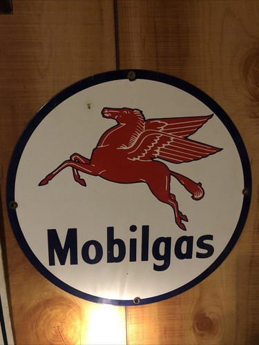Vintage Mobile Gas Sign | eBay