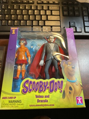 Scooby Doo Velma & Dracula Action Figures Series 1, 2 Pack New Sealed