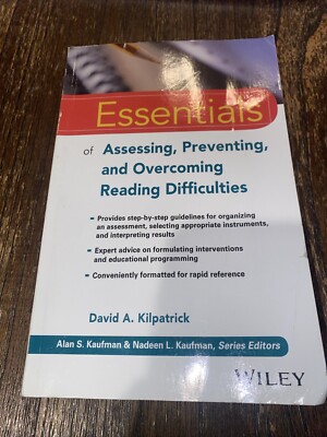 Essentials of Assessing, Preventing ..Reading Difficulties  - 2015 pb - good 