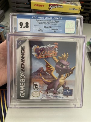 CGC 9.8 SEALED A++ Spyro 2: Season of Flame (Nintendo Game Boy Advance, 2002)