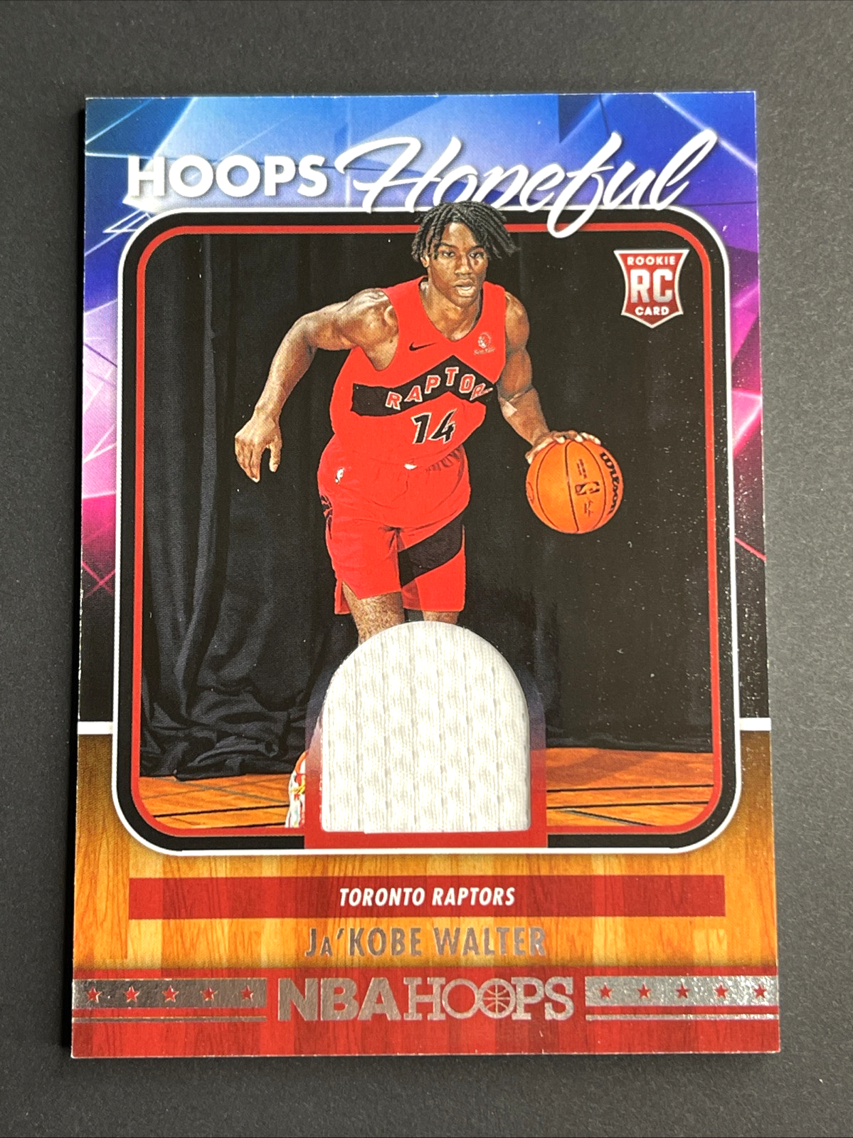 Ja'Kobe Walter 2024-25 Panini NBA Hoops Hopeful Rookie Card