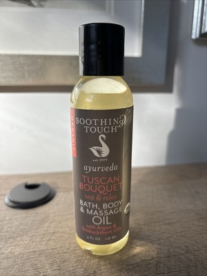 Soothing Touch Organic Bath Body & Massage Oil 4 oz Argan & Seabuckthorn Oil New