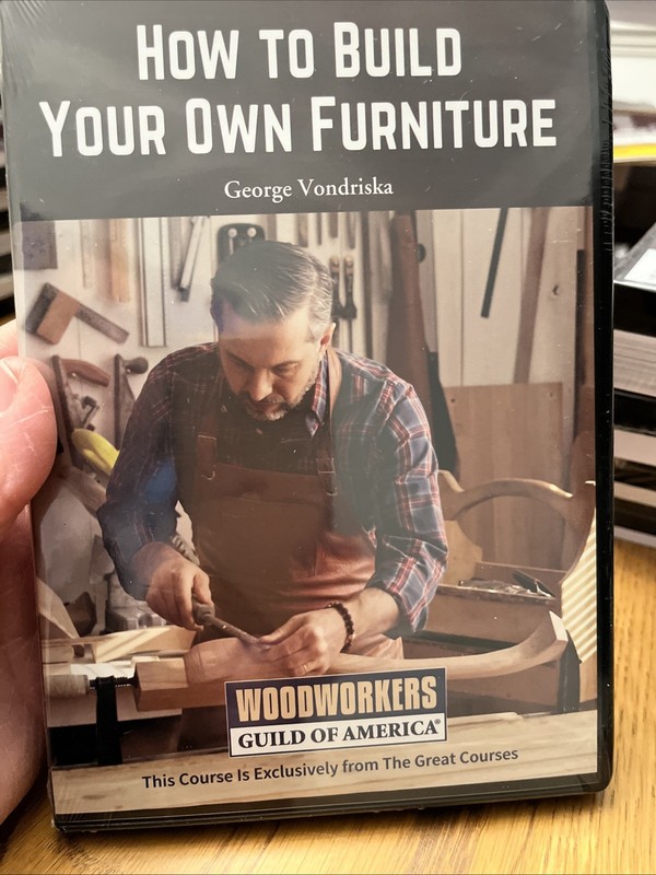 How to Build Your Own Furniture (DVD) WoodWorkers George Vondriska
