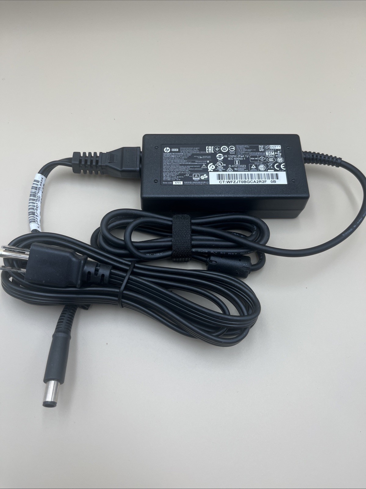 Genuine OEM 65W HP AC Adapter Charger blue tip 19.5V 3.33A Pavilion TPC-CA58