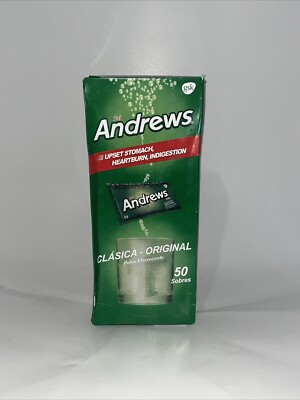 Sal Andrews - Box Of 50, Upset Stomach, Heartburn, Digestion - Exp: 6/25