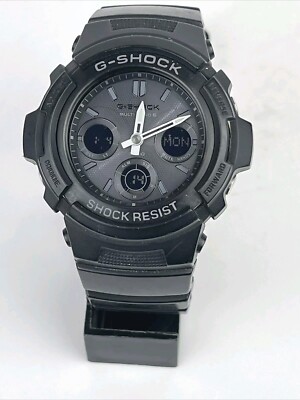 Casio G Shock Multi Band 6 Solar Analog Digital Men s Watch - AWG-M100B Running
