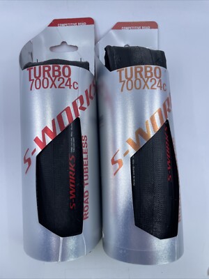 TWO Specialized S-WORKS Turbo 700cc 24mm Tubeless Clincher Tires NEW IN BOX
