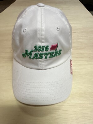 2016 Augusta National Masters Golf Hat Cap White American Needle Strap NWT