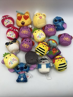Squishmallows Lot of  19 Assorted Mini Plush 2-3 Inches Tall