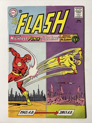 The Flash #153 (DC Comics, 1965) 3rd App Zoom Reverse Flash Key Issue Mr Element