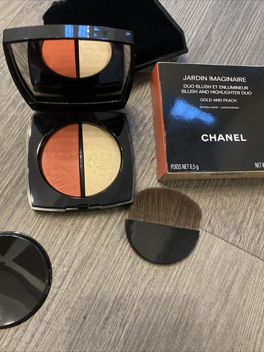 CHANEL JARDIN IMAGINAIRE デュオブラッシュ JARDIN IMAGINAIRE Blush and highlighter duo Gold and peach
