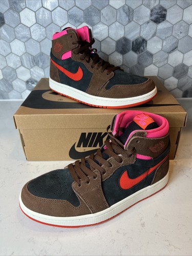 Nike Air Jordan 1 ZM Air CMFT 2 Cacao Wow Picante Red W 9.5