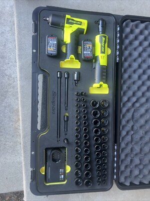 For Snap On 262CTSS01Fhv Impact Ratchet Socket Set New Open Box Yellow Foam
