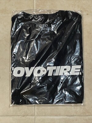 BRAND NEW TOYO TIRES Black TSHIRT ADULT  Size M Logo Center