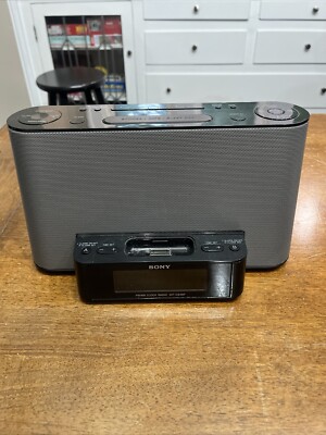 SONY ICF-CS10iP Dream Machine Radio AM/FM Alarm Clock iPod Dock NO Remote