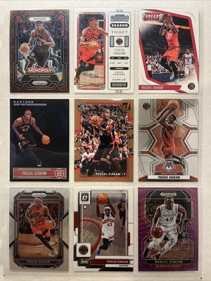 Pascal Siakam 9 Card Lot