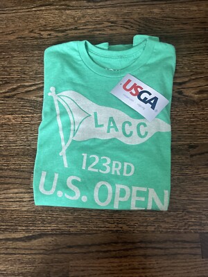 LACC 123rd US Open PGA Size Small (S) T-Shirt Green Brand New