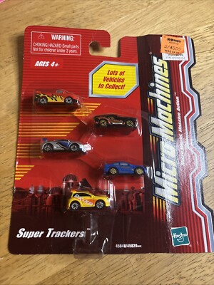 Vintage Micro Machines Super Trackers Hasbro 2003 NIB