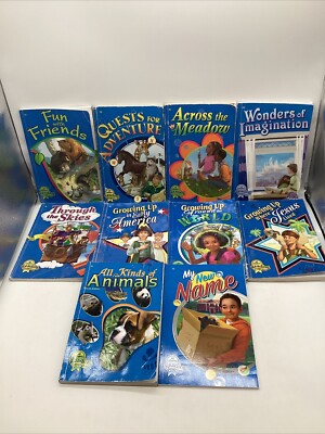 Abeka 2nd Grade Reading Set of 9 Readers- Fun w Friends, Quests, Growing Up
