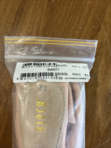 Bloch Dansoft Leather Ballet Slipper Shoe PINK S0205L Women’s Size 8.5C