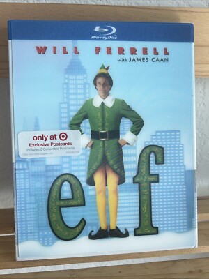 Elf, Movie 2003 (Blu-ray with Lenticular Slipcover) Target Collectible Postcards