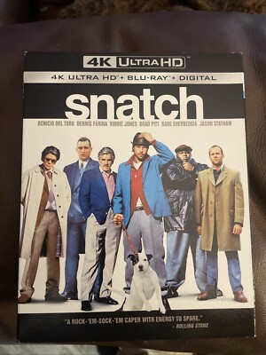 Snatch (Ultra HD, 2000) Rare Slipcover