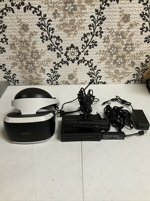 Sony PS4 PlayStation 4 VR Headset Camera Bundle CUH-ZVR2 (No Move Controllers)