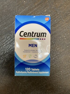 Centrum Men Multivitamin/Multimineral Supplement 120tabs #924