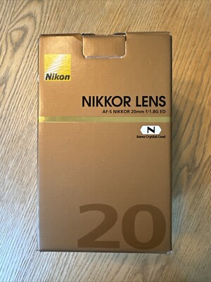 AF-S NIKKOR 20mm f/1.8G ED
