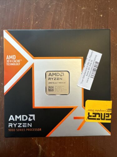 AMD Ryzen 7 9800X3D 5.20GHz CPU NEW IN BOX FACTORY SEALED | eBay AMD Ryzen 7 9800X3D 5.20GHz CPU NEW IN BOX FACTORY SEALED | eBay