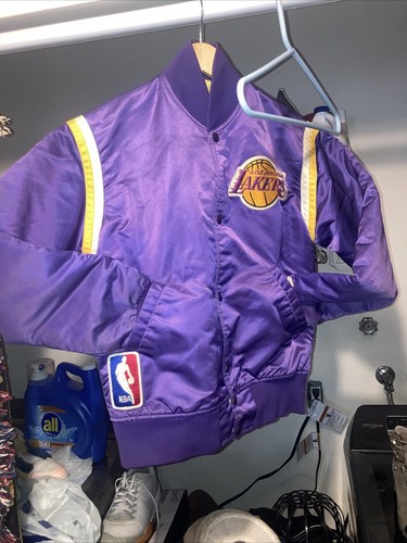 LAKERS STARTER ジャケット 2XL パープル HOMAGE X Starter Lakers Pullover Jacket