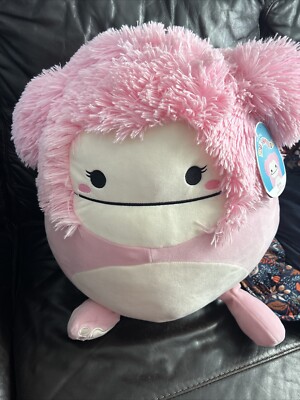 Squishmallow Brian The Bigfoot Pink 16 Inch