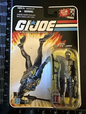 GI Joe Hasbro  Lt. Torpedo Seal Sea Air Land Action Figure, Unopened 2008 8182