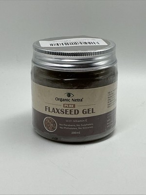 Organic Netra Pure Flaxseed Gel With Vitamin E - 200gm