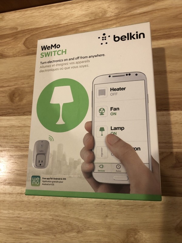 Belkin WeMo Switch - WiFi Home Remote Automation Light Switch