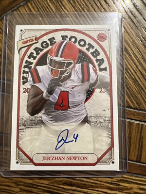 2023 ONYX VINTAGE JER'ZHAN NEWTON AUTO AUTOGRAPH #OAJN ILLINOIS