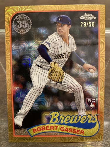 2024 Topps Update Robert Gasser Rookie RC 1989 Gold Mojo 2024 Topps Update Robert Gasser Rookie RC 1989 Gold Mojo