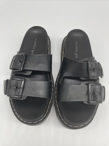 【Madden Girl】デジ Madden Girl Elevated Dizzy Sandal - Women's Shoes in Black