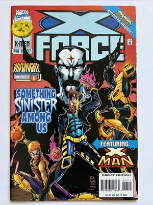 X-Force #57 Marvel Comics Something Sinister Among Us 1996