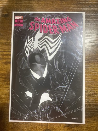 AMAZING SPIDER-MAN #52 * NM+ JOHN GIANG TRADE NEGATIVE BLACK