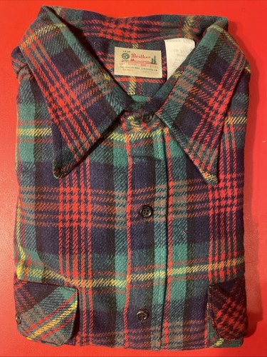 Vintage 60s NOS NWOT Five Brother USA Union Made Flannel