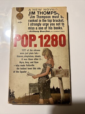 Jim Thompson Pop 1280 first edition, vintage Cover and rare!