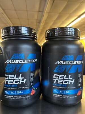 Performance Series, CELL-TECH Creatine, Fruit Punch, 3 lbs (1.36 kg) X2